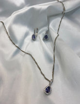 Set gota mini topacio y amatista